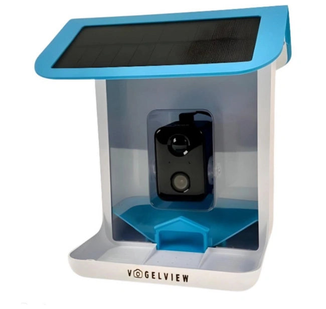 Vogelvoederhuisje - Vogelhuisje met Camera - AI vogelherkenning - 1080 HD - Audio - Met zonnepaneel